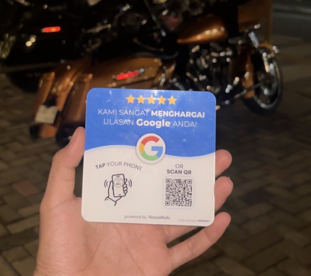 NexusWafe digunakan untuk Google Review